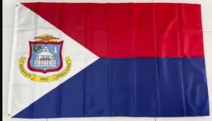 Grote vlag Sint Maarten (150x90cm), Ophalen of Verzenden, Nieuw