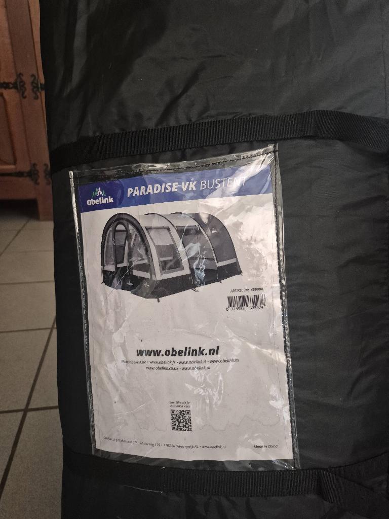 Bustent + extra binnenkamer