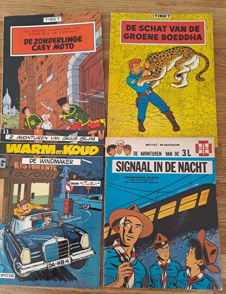 8 oudere strips, Ophalen, Gelezen