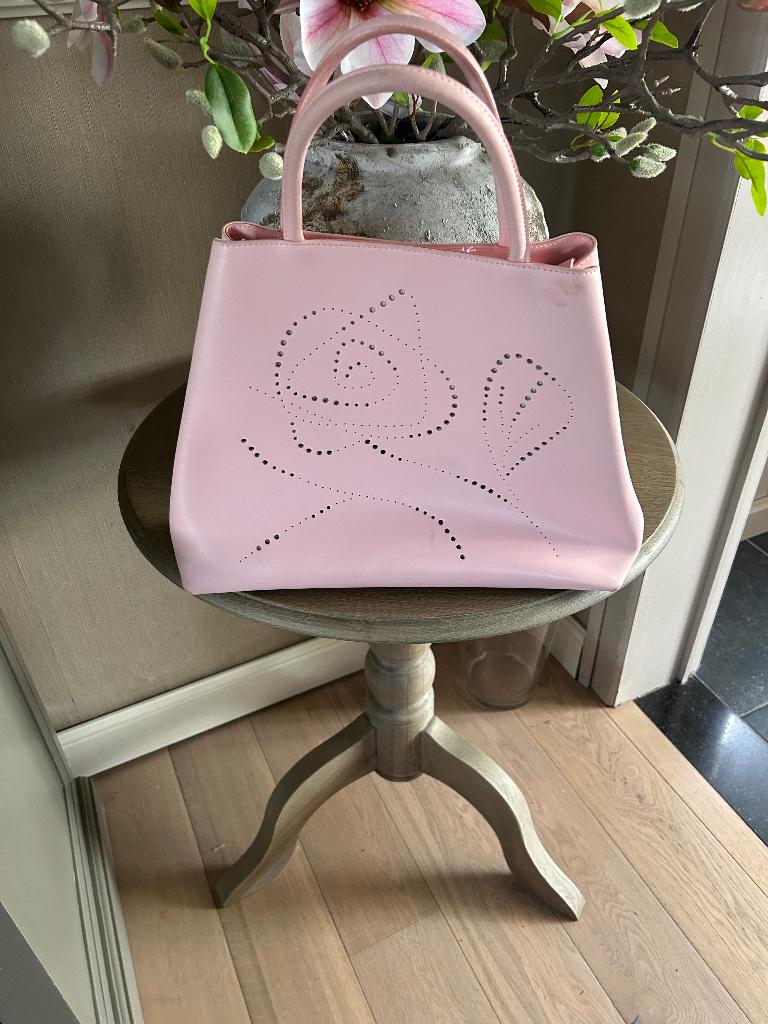 Handtas Furla, Handtassen en Accessoires, Tassen | Damestassen, Ophalen, Zo goed als nieuw, Roze, Handtas