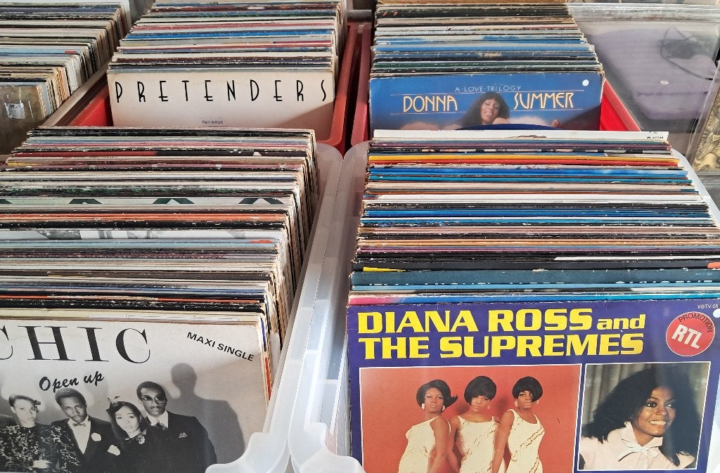 LOT de 400 disques vinyles vintage 33T, CD & DVD, Enlèvement, Utilisé, Autres genres