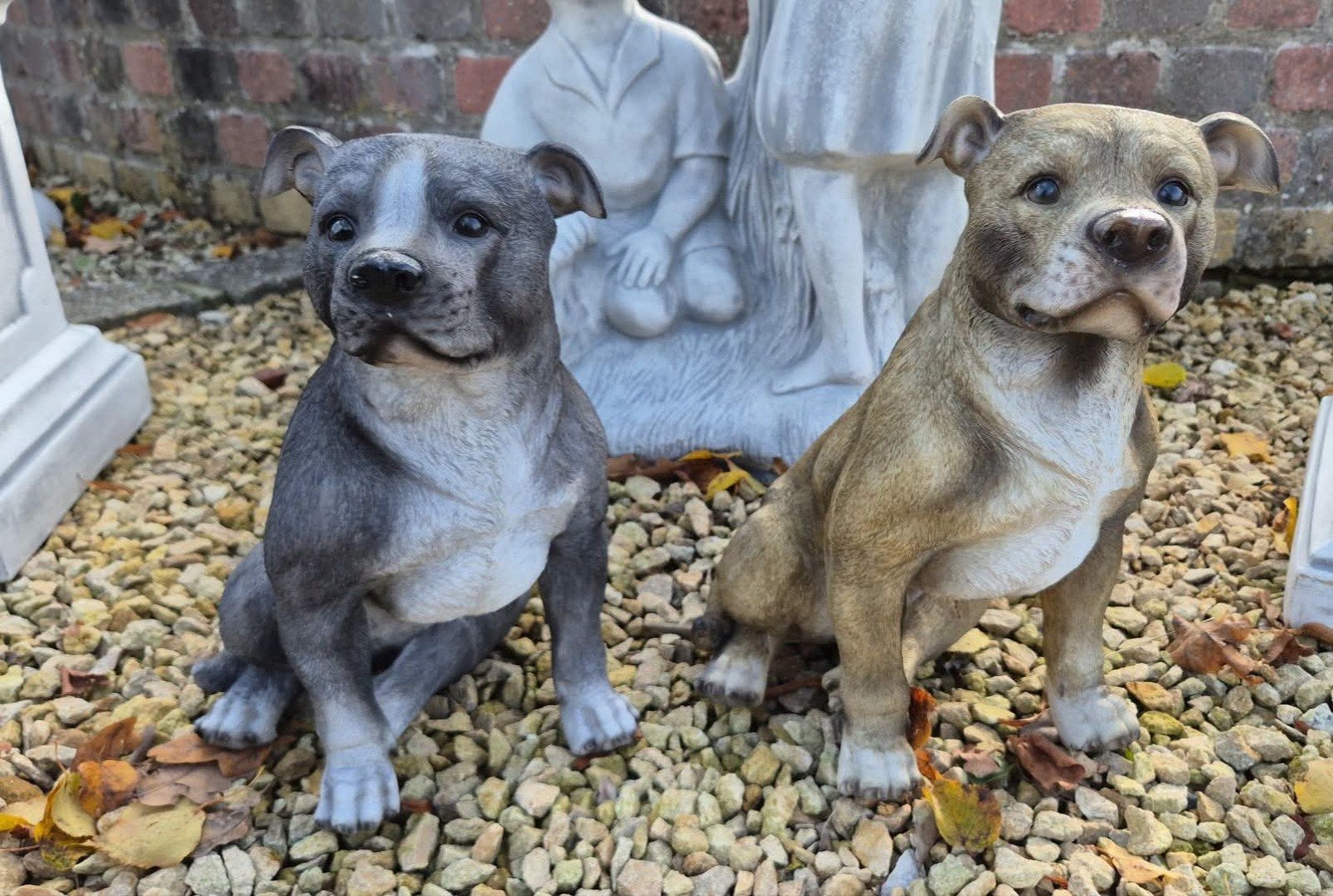 staffordshire bullterrier beelden, Ophalen of Verzenden, Nieuw, Kunststof, Dierenbeeld