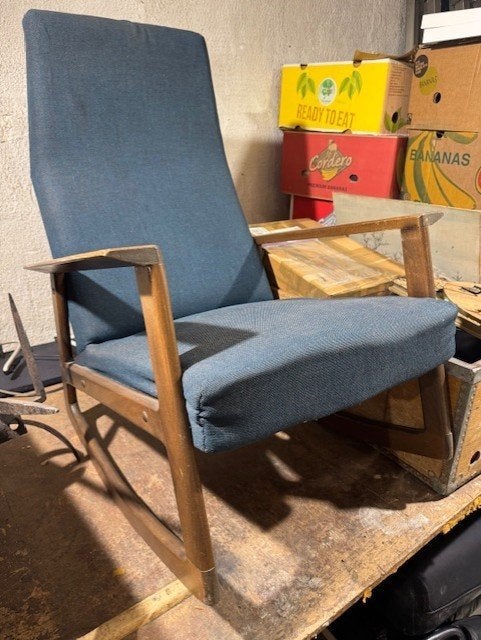 rocking chair vintage, Ophalen