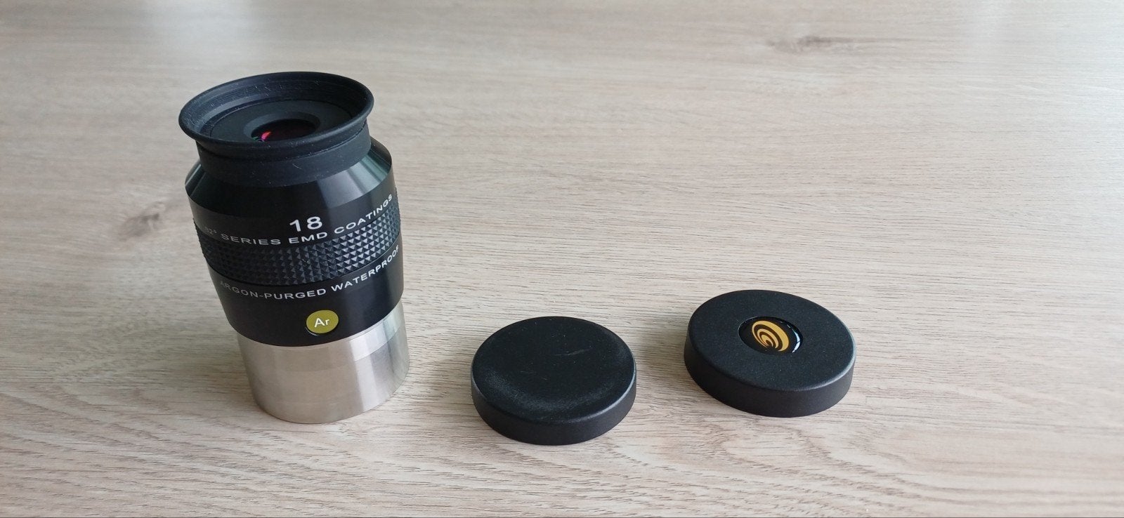 Explore Scientific 18 mm 2" oculair, Ophalen of Verzenden, Zo goed als nieuw, Onderdelen of Accessoires