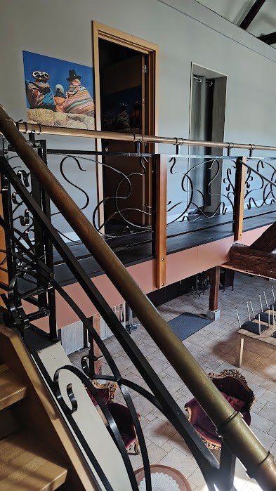 balustrade en trapleuning Jugendstill  EXCLUSIEF, Doe-het-zelf en Bouw, Ladders en Trappen, Ophalen, Zo goed als nieuw, Trap
