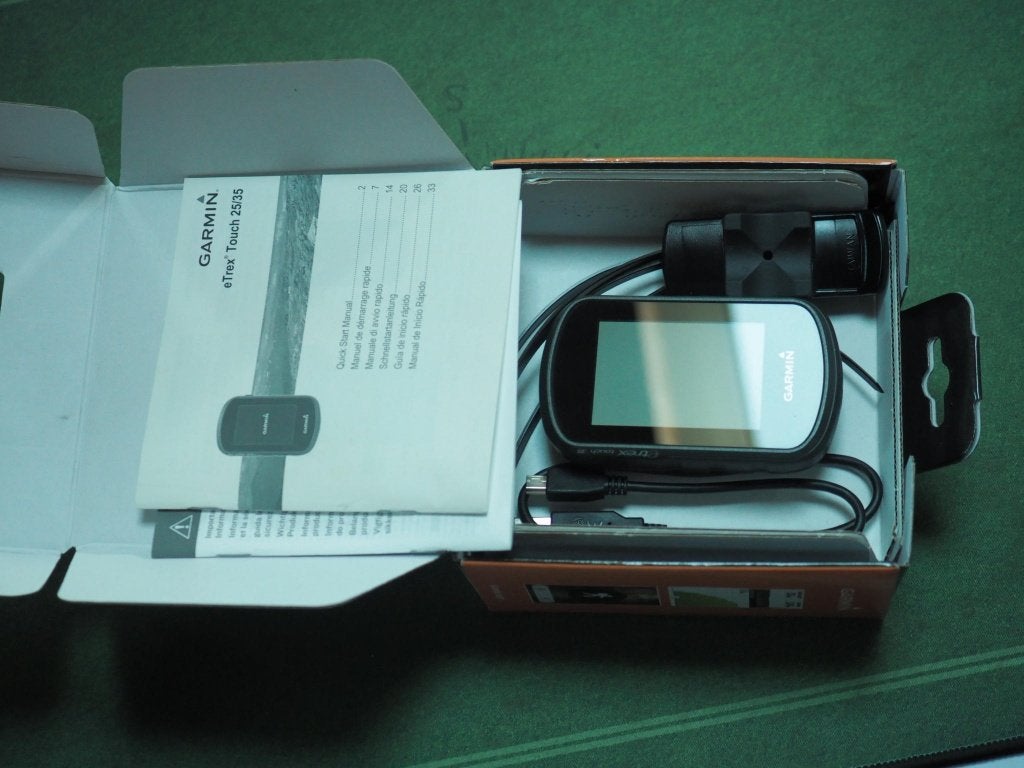 garmin etrex touch 35 gps - as new, Sport en Fitness, Ophalen of Verzenden, Zo goed als nieuw, Navigatie of Gps