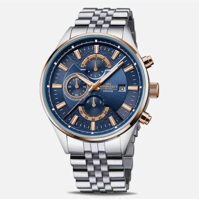 Herenhorloge van Rotorcraft Nieuw, Handtassen en Accessoires, Ophalen of Verzenden, Zo goed als nieuw, Goud