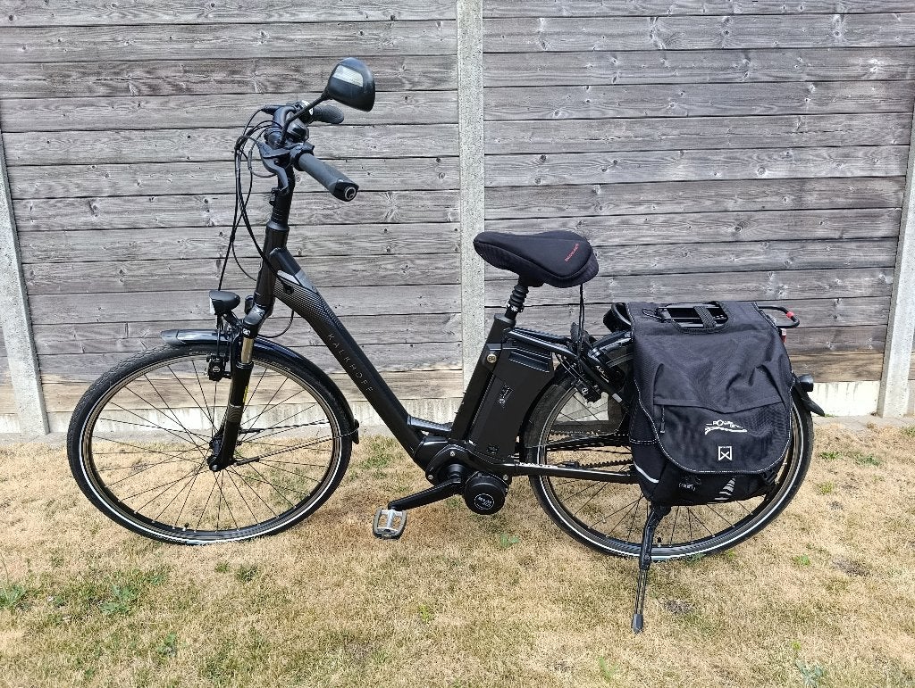 Elektrische damesfiets Kalkhoff in nieuwstaat, Versnellingen, Zo goed als nieuw, Trommelrem, Ophalen