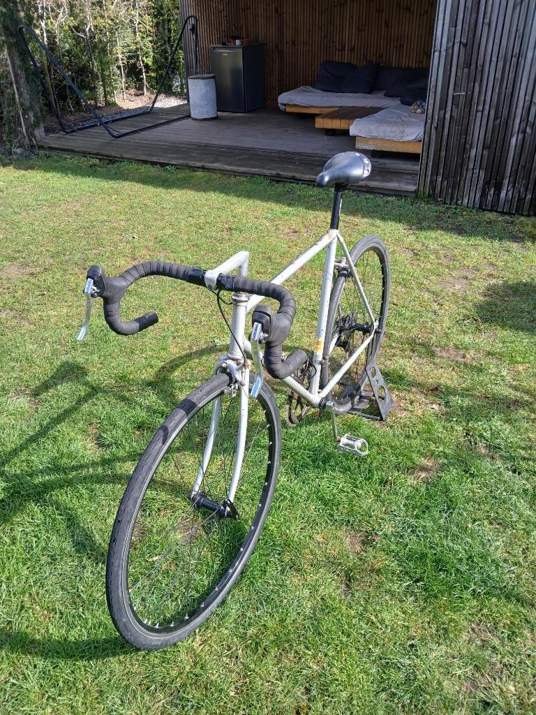 Cadre de vélo de course rétro taille 57, 10 à 15 vitesses, Frein sur jante, 57 à 61 cm, Enlèvement