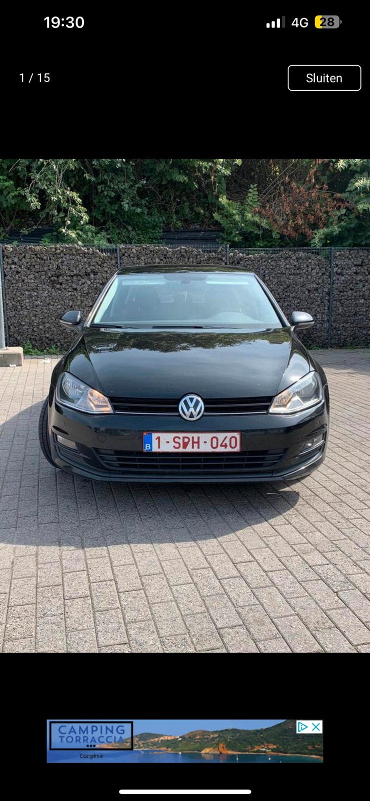 Golf 7 1.6 TDI euro 6B, Autos, Volkswagen, Particulier, Golf, ABS, Phares directionnels, Airbags, Air conditionné, Climatisation automatique