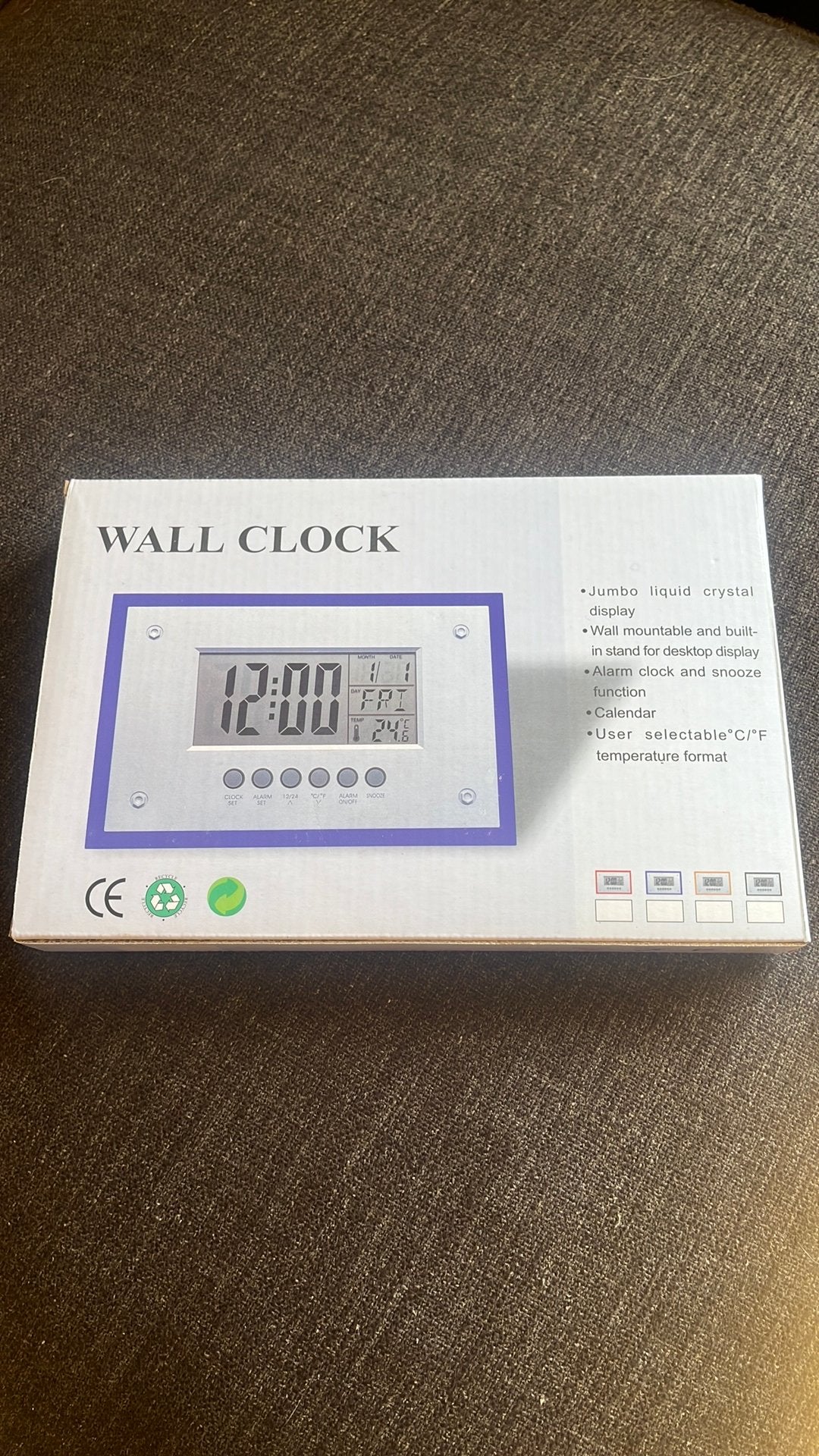 Muur klok, Huis en Inrichting, Ophalen, Zo goed als nieuw