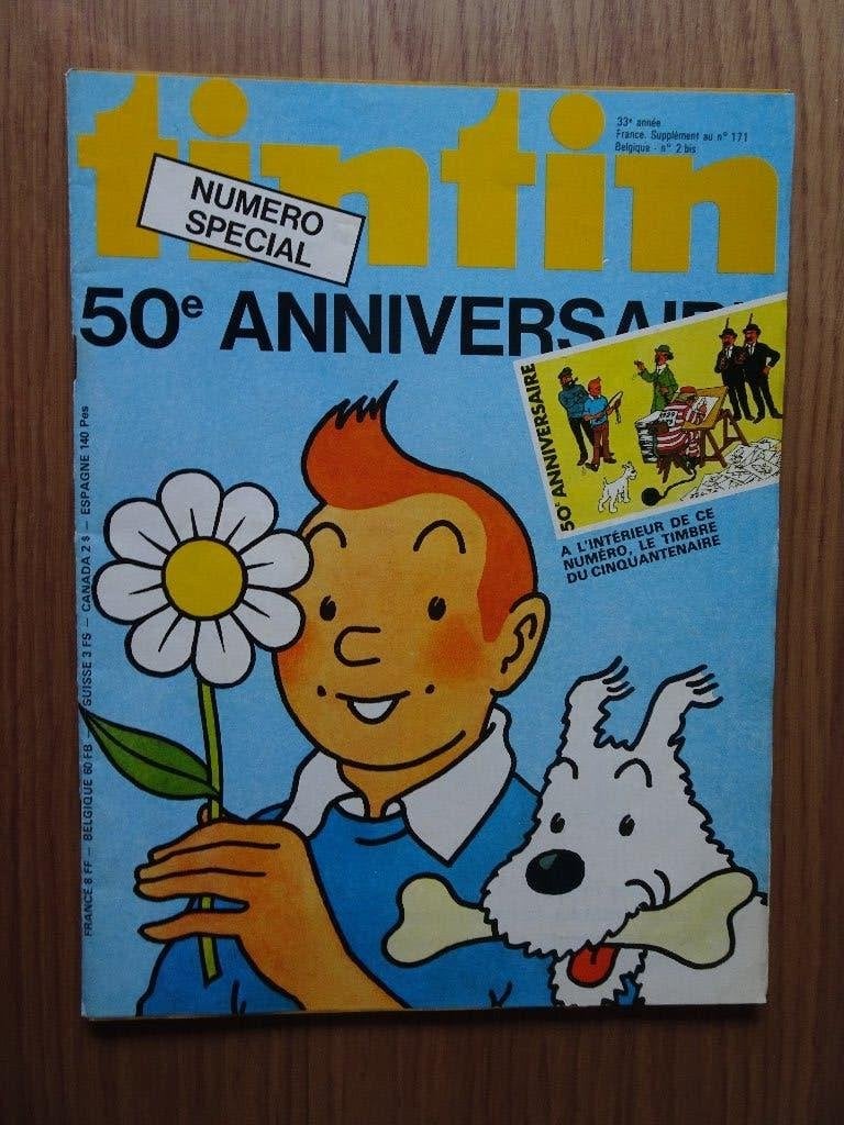 Tintin Magazine nr. 2 bis - special 50, Ophalen of Verzenden, Kuifje, Zo goed als nieuw, Boek of Spel