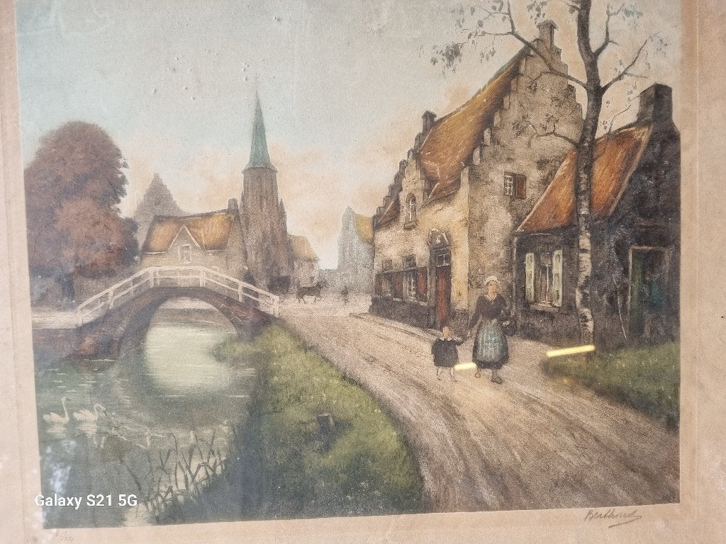 Lithographie 350 exemplaires, Paysages, Enlèvement, Lithographie, Édition limitée