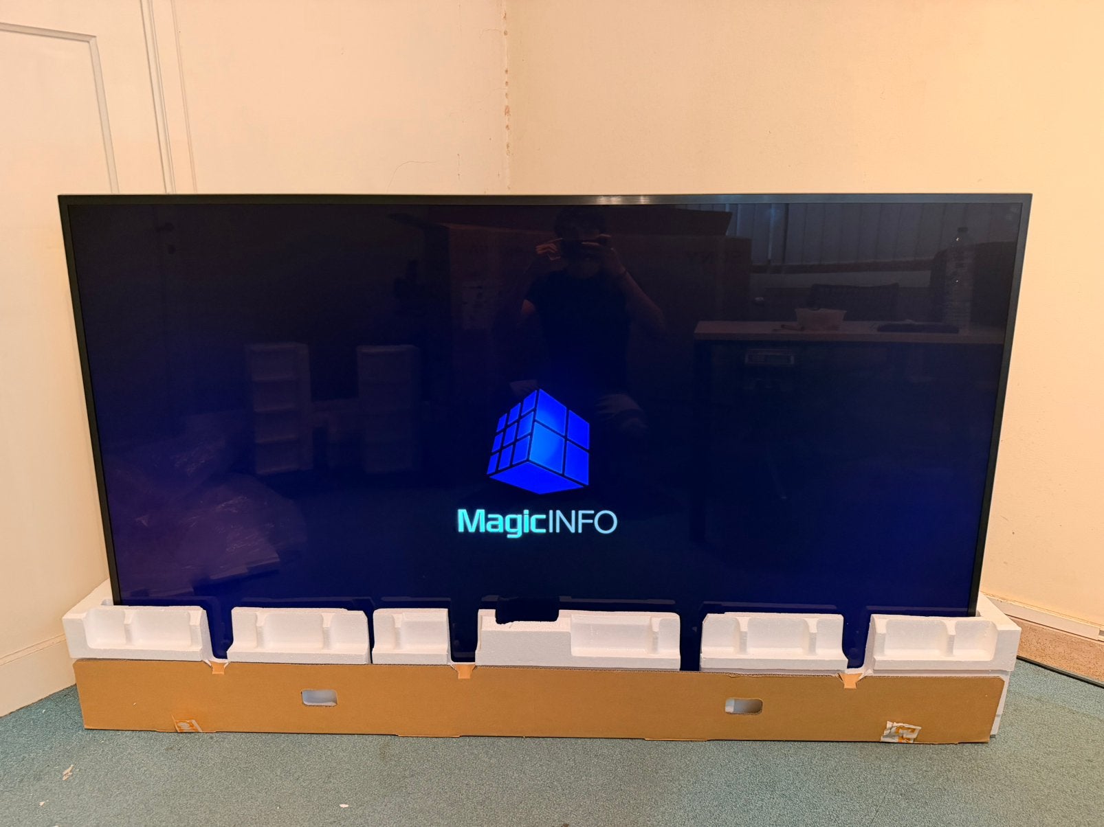 Samsung 75 inch 4k Tv, Ophalen, Gebruikt