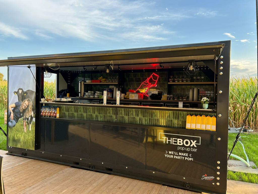 The box popupbar mobiele bar / foodtruck, Ophalen of Verzenden
