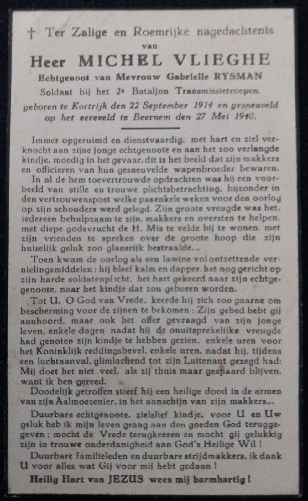 Bidprent WO2, Verzamelen, Ophalen of Verzenden
