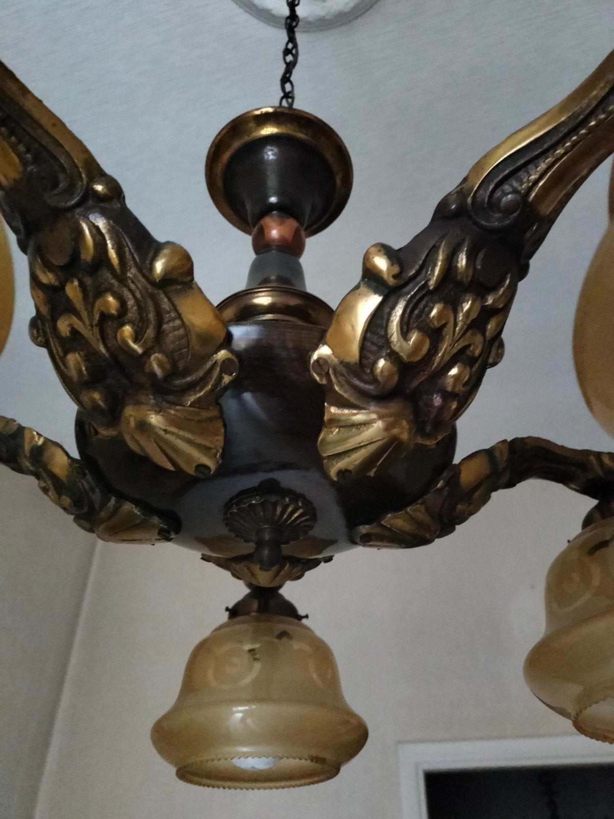 Antieke luster, Ophalen