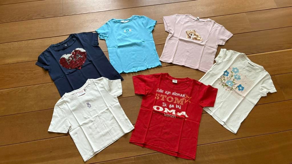 Lotje t-shirts korte mouw maat 134/140, Ophalen of Verzenden, Zo goed als nieuw