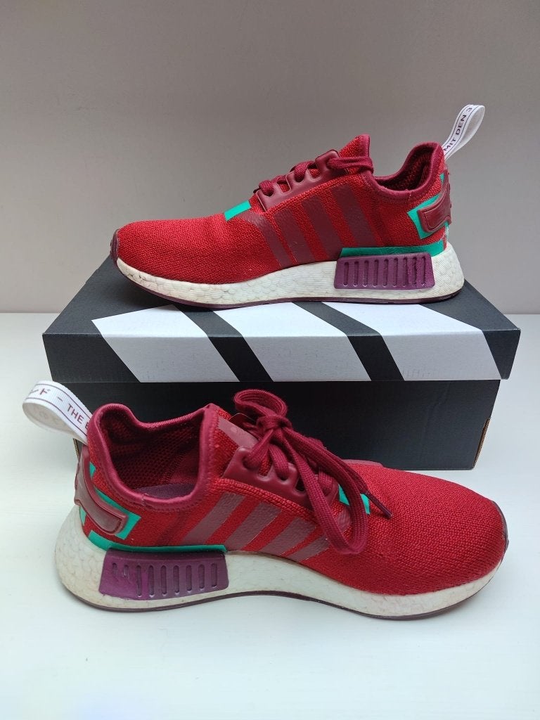 Adidas Originals NMD R1 femme 39⅓ Bordeaux vert BD8007, Enlèvement ou Envoi, Adidas, Autres couleurs, Sneakers et Baskets