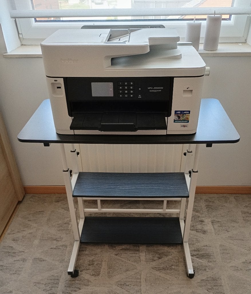 Bureau petite largeur réglable en hauteur - état neuf, Enlèvement, Réglable en hauteur, Neuf