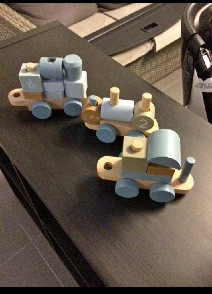 Houten Trein, Ophalen of Verzenden, Nieuw, Duw- of Trekspeelgoed