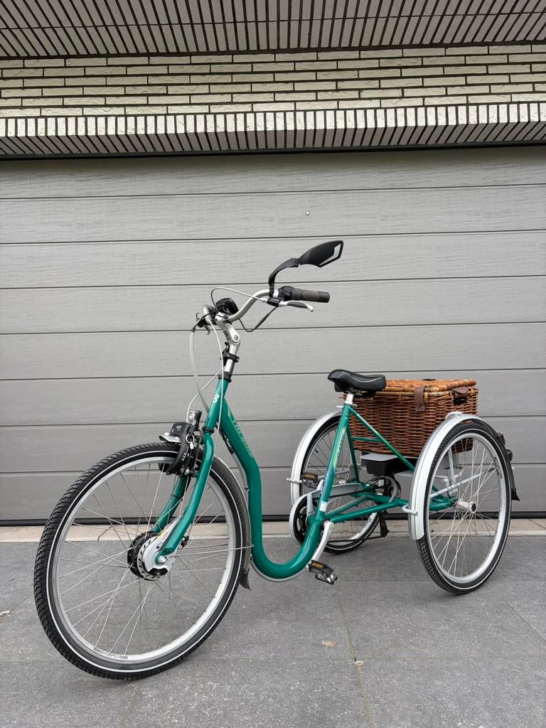 Tri-Bike Classic elektrische driewieler in nieuwstaat, Ophalen of Verzenden, Zo goed als nieuw, Elektrische rolstoel