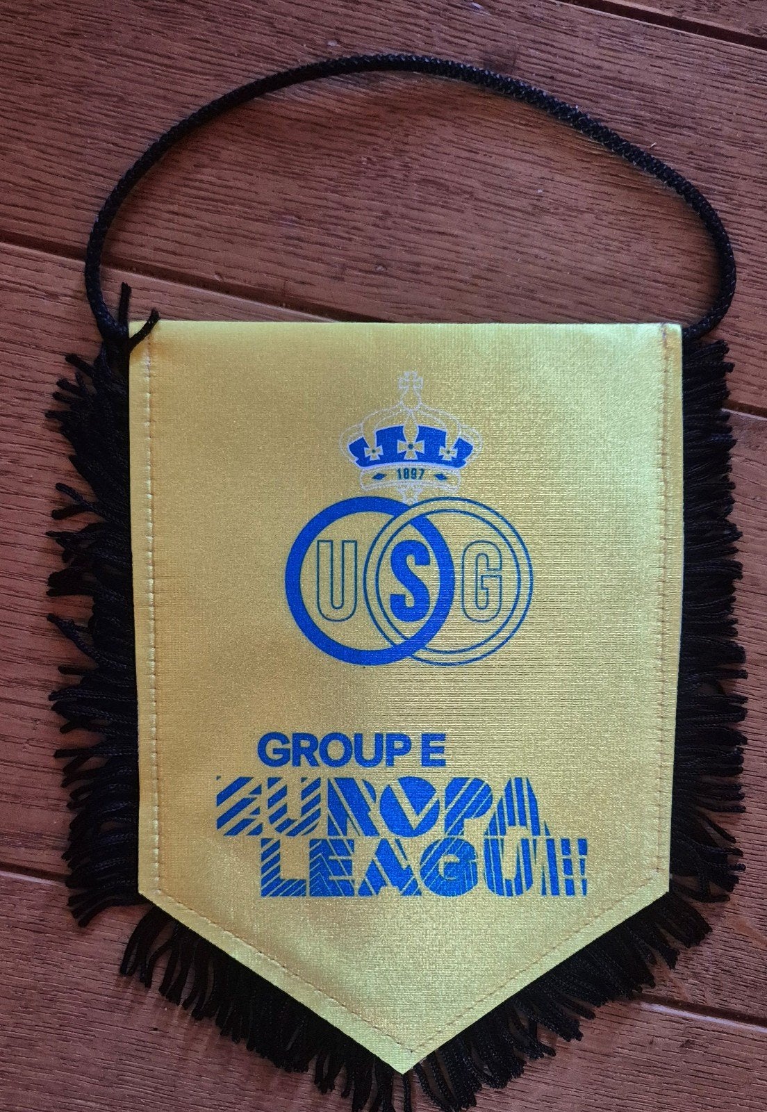 Europa League vlag Union St Gilloise, Verzamelen, Ophalen, Zo goed als nieuw