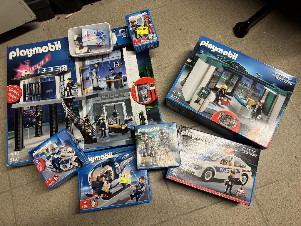 Playmobil - 5182 - 5177 - 4267 - 5184 - 4262 - 5186 - 4269, Kinderen en Baby's, Speelgoed | Playmobil, Zo goed als nieuw, Complete set