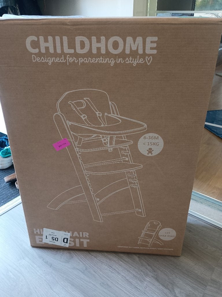 Childhome Evosit meegroeistoel - nooit gebruikt, Kinderen en Baby's, Kinderstoelen, Nieuw, Meegroeistoel, Ophalen
