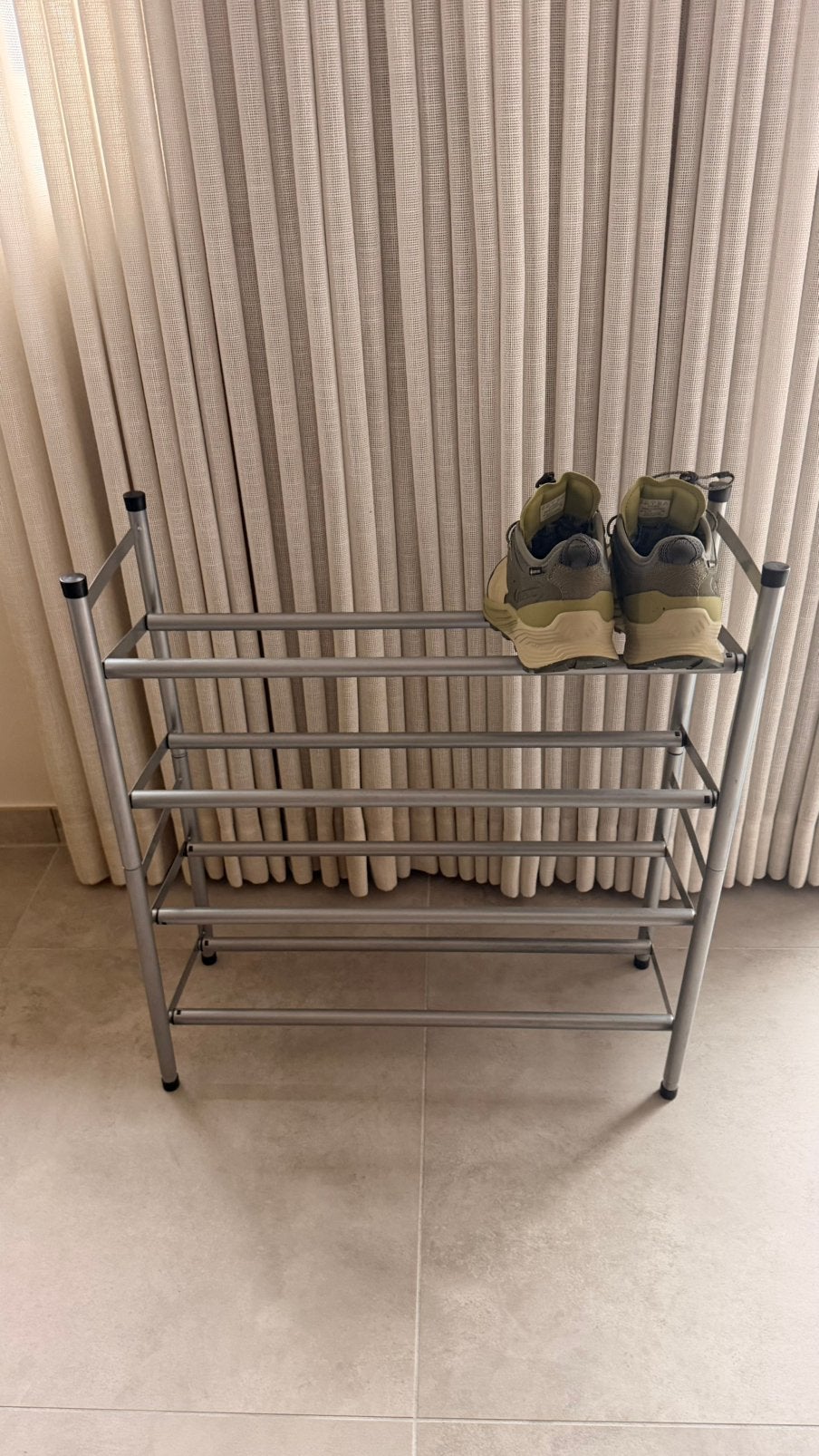 Étagère à chaussures extensible en métal., Enlèvement, Comme neuf