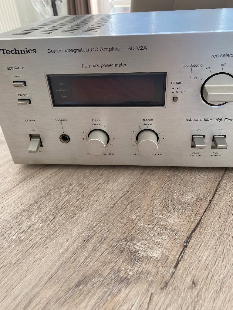 Technics SUV 2A versterker, Audio, Tv en Foto, Ophalen of Verzenden, Gebruikt, Stereo, Minder dan 60 watt