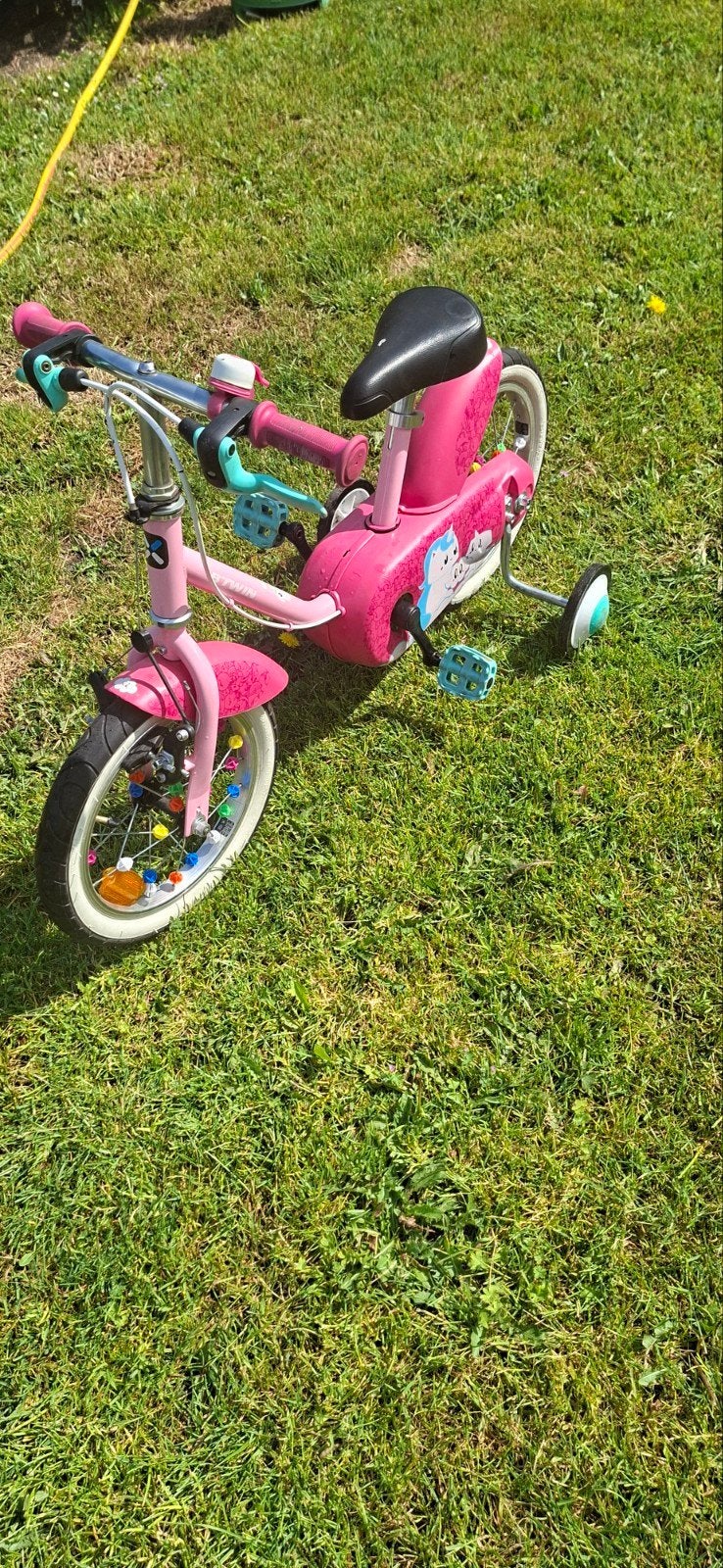 Kinderfiets 14 inch, Ophalen