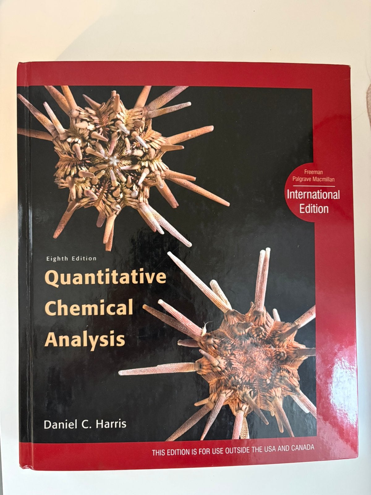 Analyse chimique quantitative, Enlèvement, Comme neuf