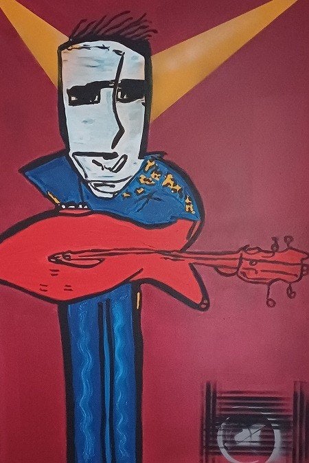 groot drieluik herman brood stijl, Enlèvement ou Envoi, Technique mixte