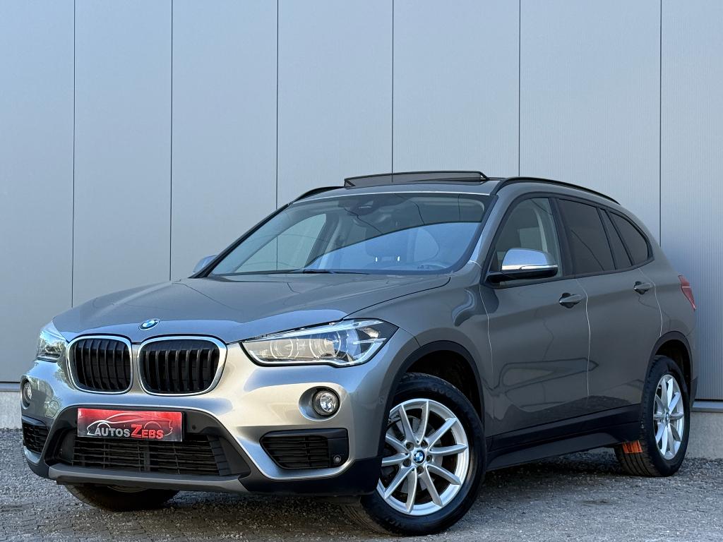 BMW X1 2.0dA sDrive18 Pano Camera Led Cruise Elek.Achterklep, Autos, BMW, X1, Argent ou Gris, Achat, Entreprise
