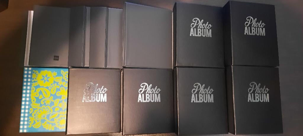 fotoalbums (insteek) - elf stuks, Ophalen, Zo goed als nieuw