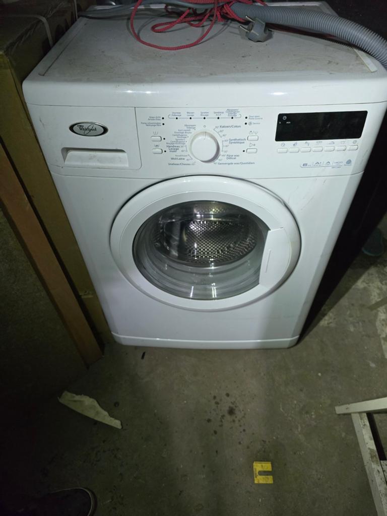 Klasse A wasmachine Whirlpool, compleet, Elektronische apparatuur, Wasmachines, Ophalen, Voorlader