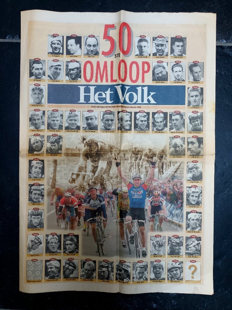 50ste Omloop Het Volk, Ophalen of Verzenden, Zo goed als nieuw, Krant