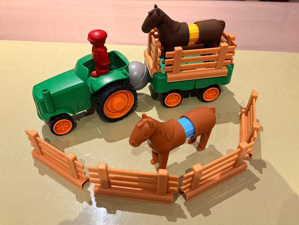 SmartMax - Mon premier ensemble de tracteurs - parfait état, Enfants & Bébés, Jouets | Éducatifs & Créatifs, Comme neuf, Construction
