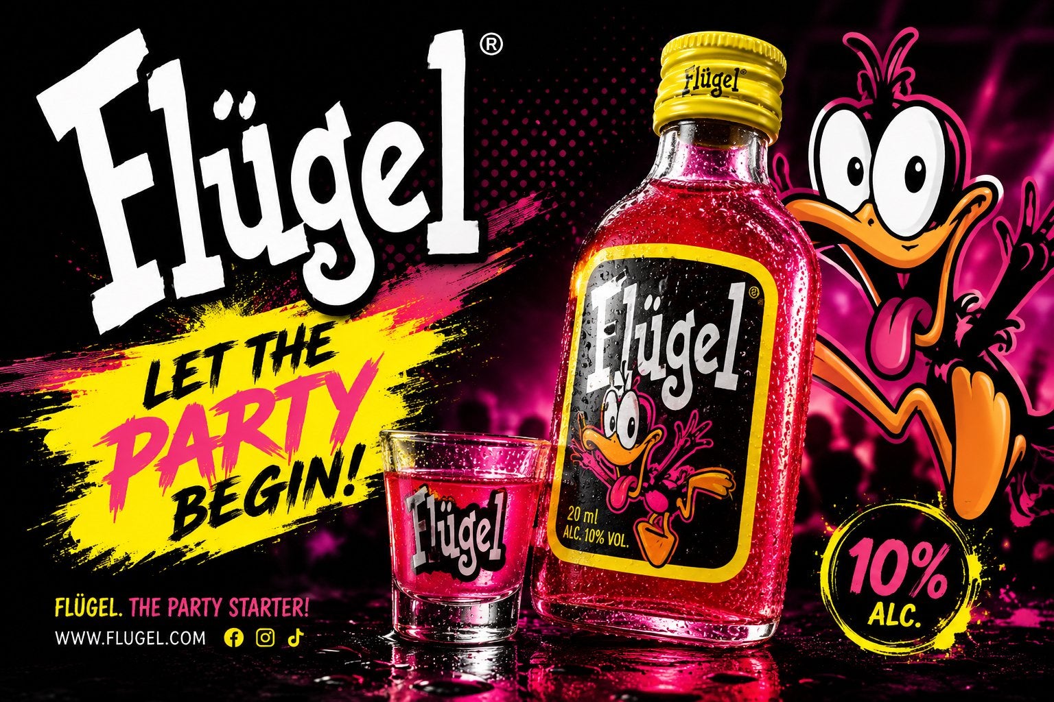Panneau en métal Flügel 2 - rétro vintage mancave, Collections, Marques & Objets publicitaires, Neuf, Panneau publicitaire, Enlèvement ou Envoi