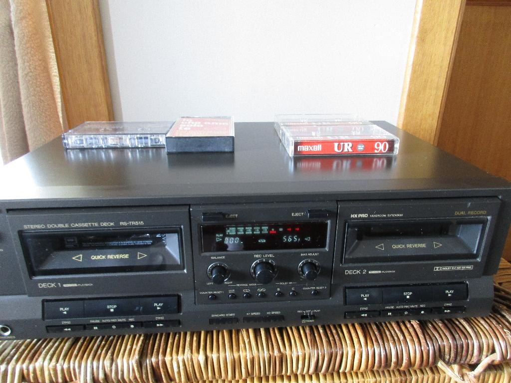 TECHNICS RS-TR515 JAPAN dubbeldeks, Audio, Tv en Foto, Cassettedecks, Ophalen of Verzenden, Dubbel