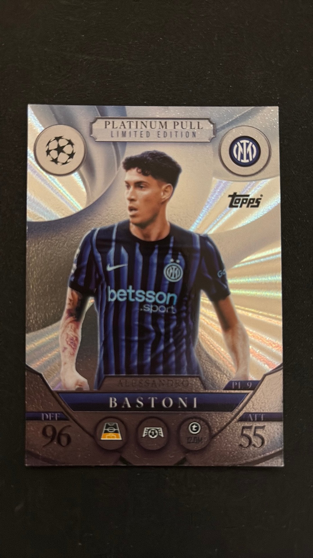 Match attax - Bastoni Alessandro, Enlèvement, Comme neuf