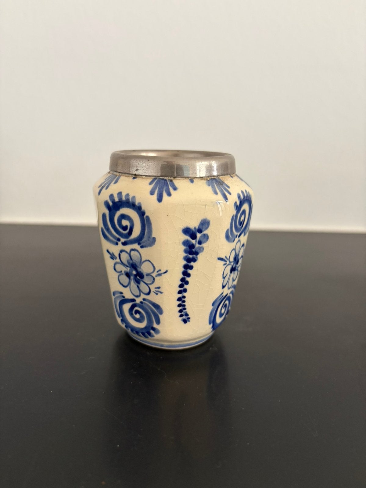 Vaasje delfts blauw, Ophalen