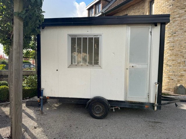 Mobiele werfkeet te koop, Doe-het-zelf en Bouw, Ophalen, Gebruikt