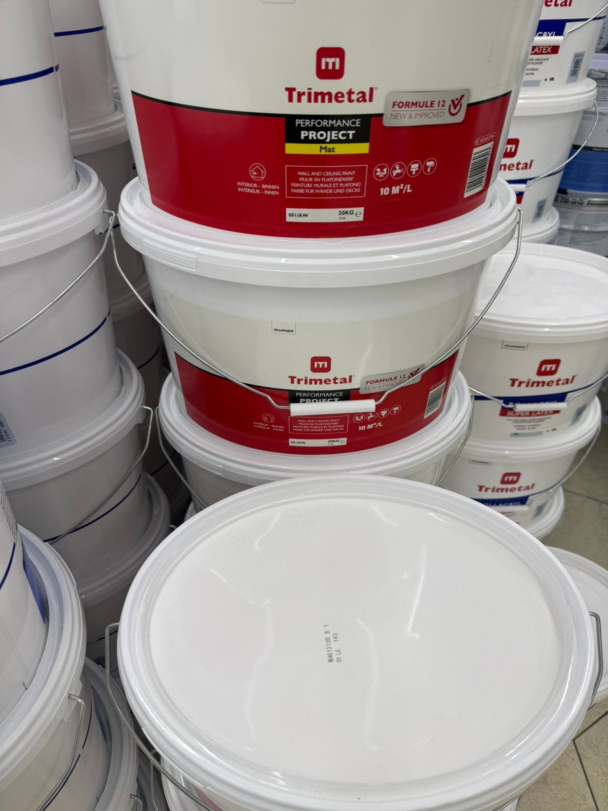 ‼️PEINTURE TRIMETAL A PRIX FOU‼️, Doe-het-zelf en Bouw, Ophalen, Nieuw, Wit, Verf