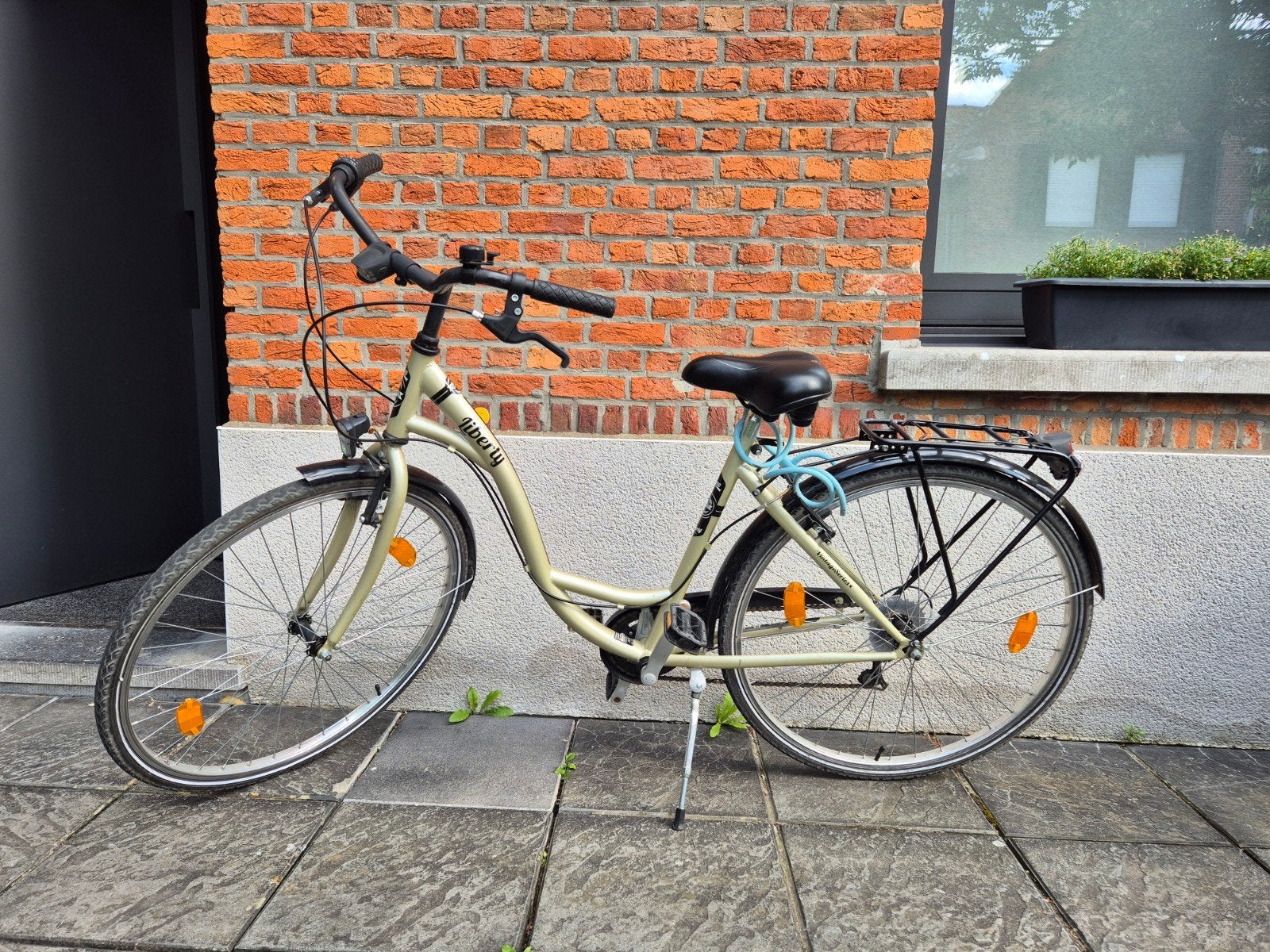 damesfiets, Fietsen en Brommers, Ophalen, Gebruikt, Velgrem