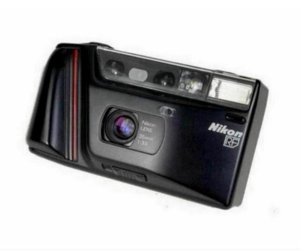 Nikon RF - Appareil photo vintage 35mm 1:3.5 - 5032518 noir, Enlèvement ou Envoi, Comme neuf, Compact, Nikon