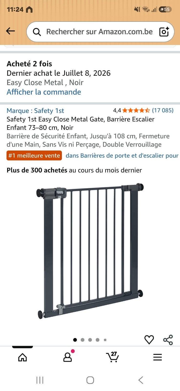 barrière, Enlèvement, Neuf, Barrière de sécurité