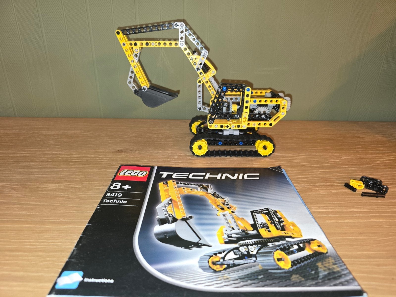 Lego Technic 8419 graafmachine, Ophalen, Compleet, Lego, Technic