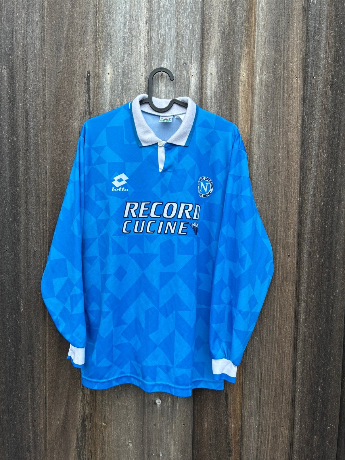 Voetbalshirt Napoli 1994 longsleeve maat M vintage voetbal, Maat M, Ophalen of Verzenden, Zo goed als nieuw, Shirt